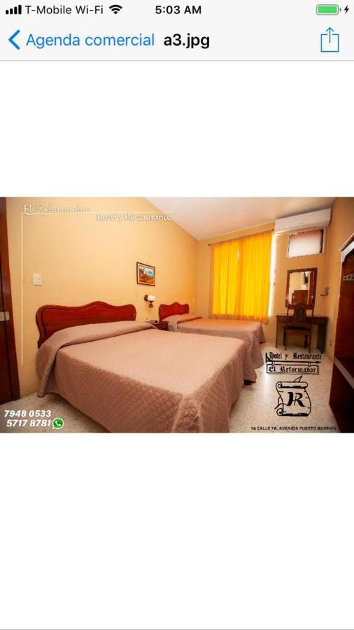 Hotel El Reformador Puerto Barrios Extérieur photo